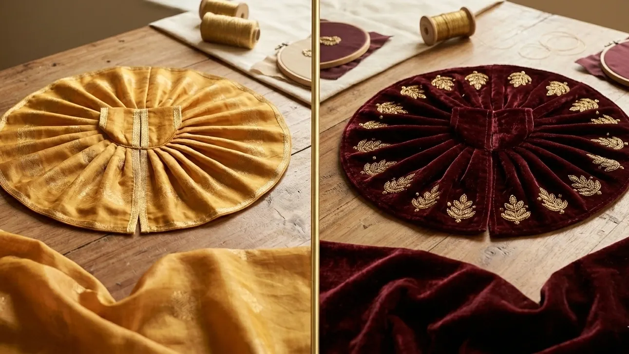 Silk vs Velvet: Choosing the Right Fabric for Your Laddu Gopal Poshak — Laddu Gopal poshak blog by Gopalji Fashion