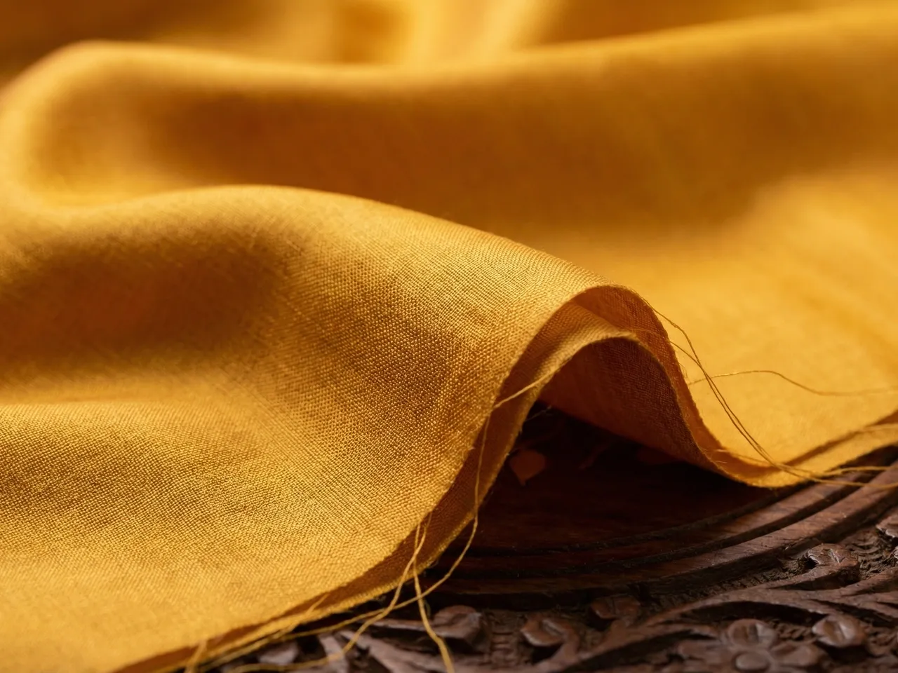 Silk fabric texture used in handcrafted Laddu Gopal poshak