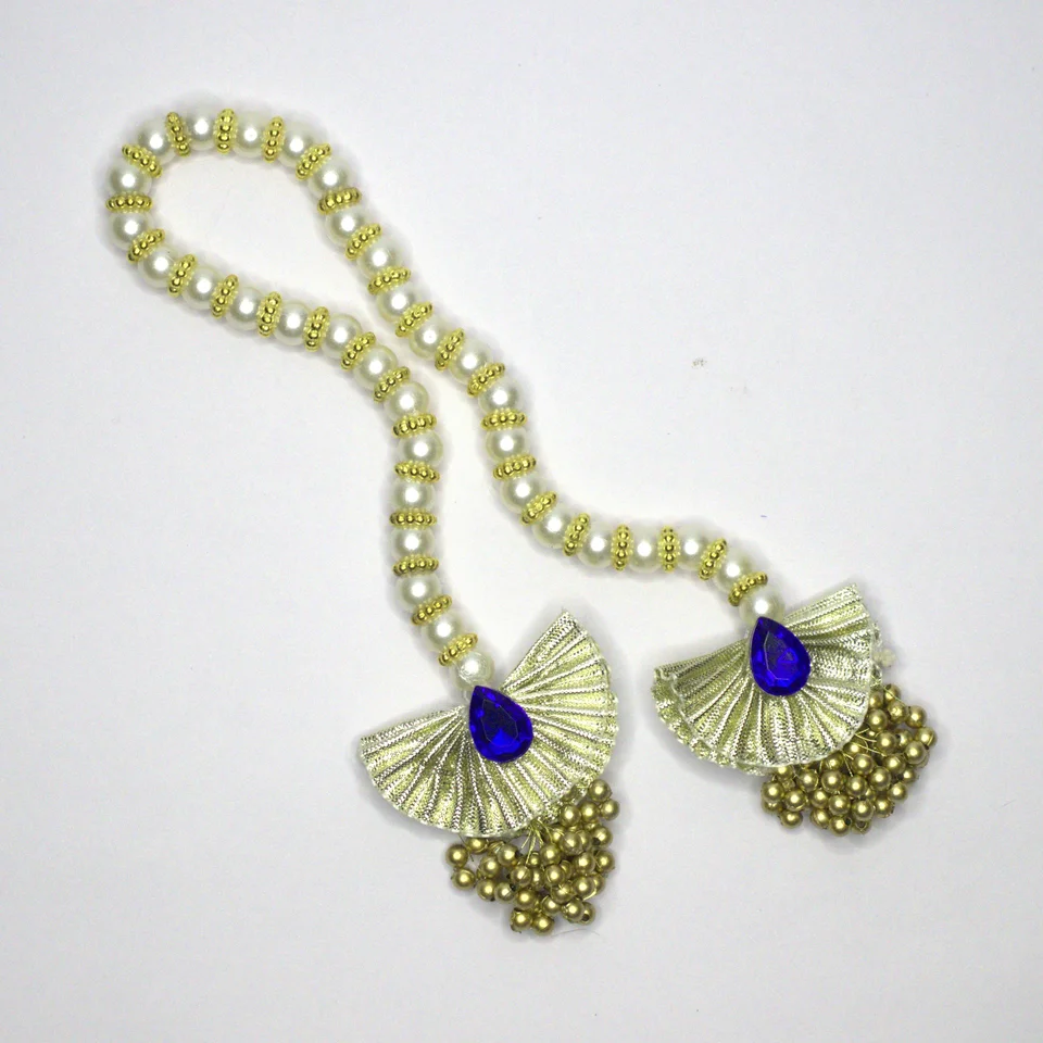 Multicolor Net Shringar with Crown and Sash - Patka