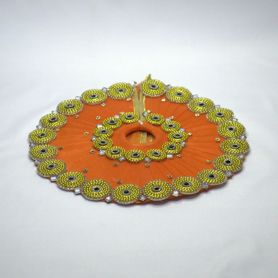 Orange Net Festive Shringar - Dress