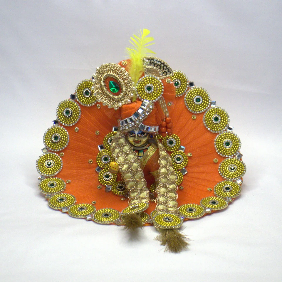 Orange Net Festive Shringar - Main