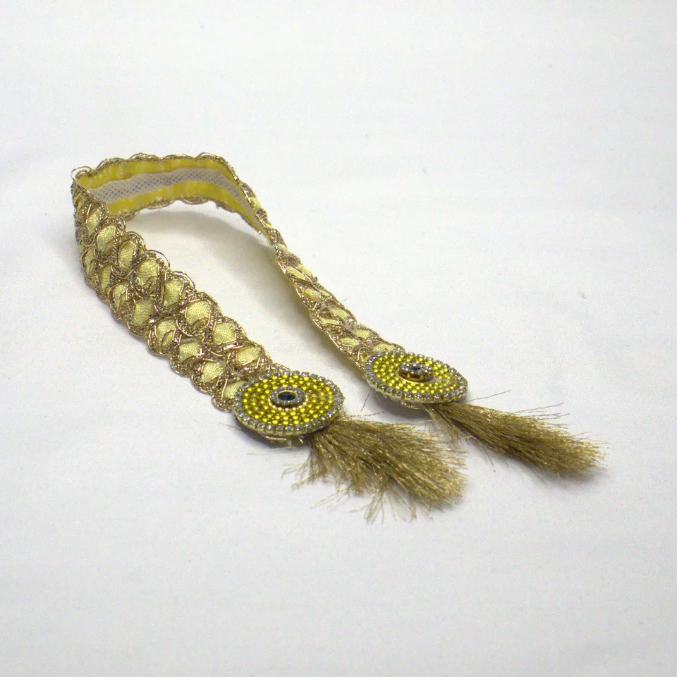 Orange Net Festive Shringar - Patka