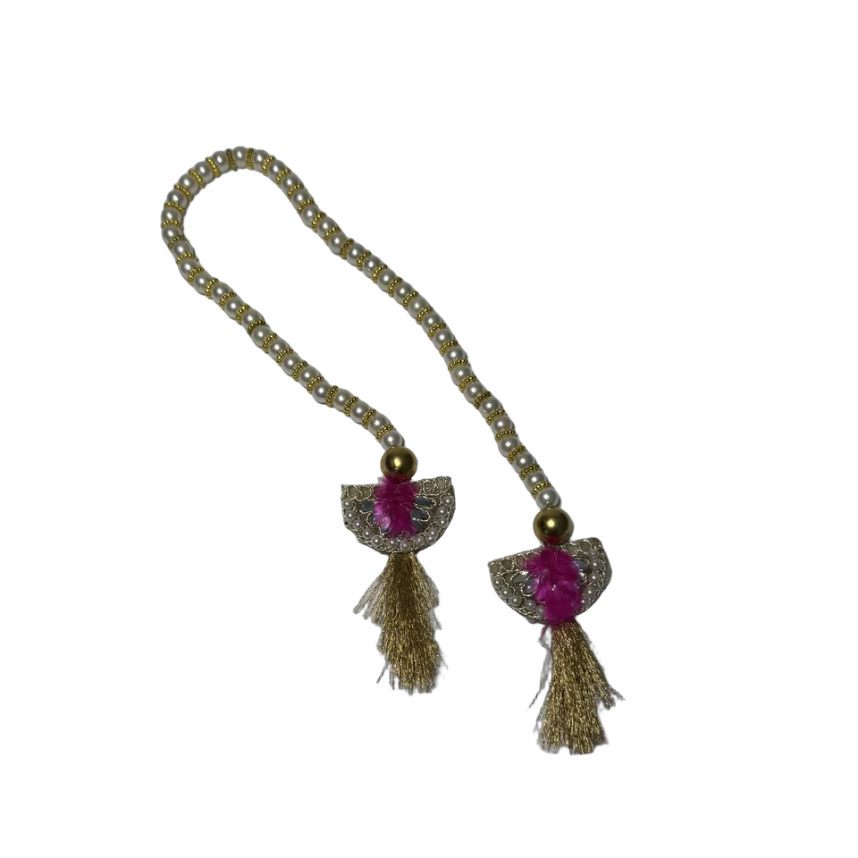 Magenta Net Golden Lace - Patka