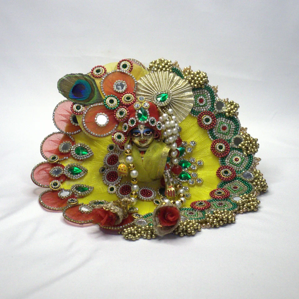 Lemon Net Sequin Shringar - Main